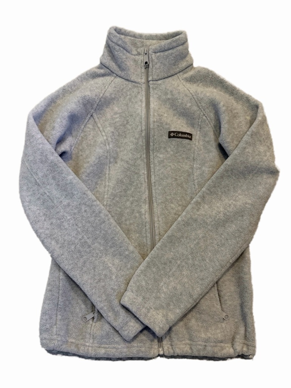 Columbia Gray Full-Zip Fleece Jacket